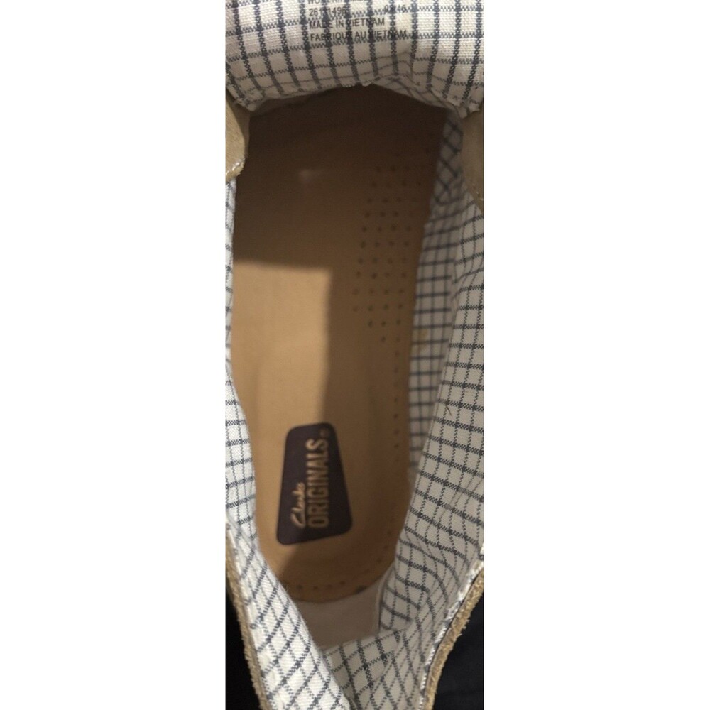 Clarks Originals Desert Boots Womens 8.5 Chukka Tan Leather Lace Up Round Toe - Picture 7 of 7